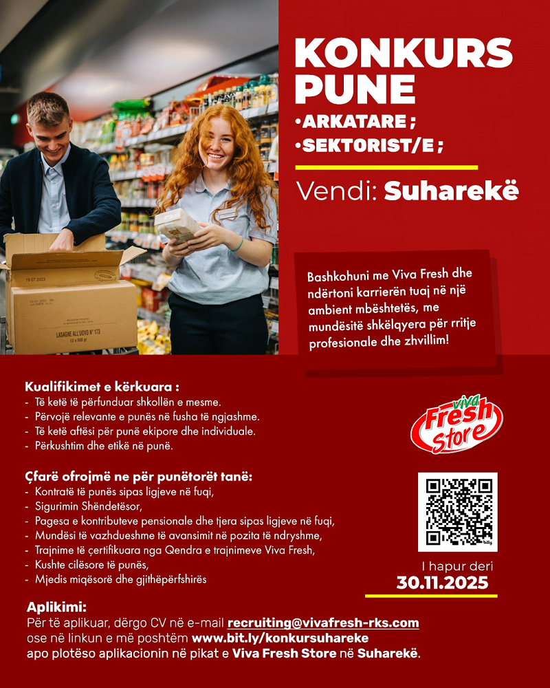Arkatare, Sektorist/e - Suharekë
